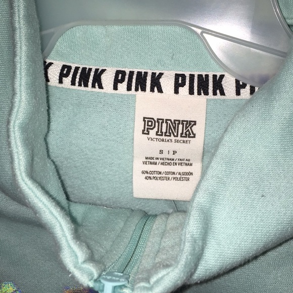 Holographic vs pink half zip - Picture 2 of 2